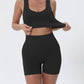 Women’s Summer Sleeveless Crop Top & Shorts Set