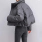 Mock Neck Casual Down Jacket