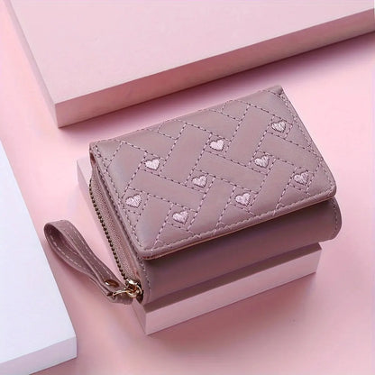 Women's Embroidered Love Wallet