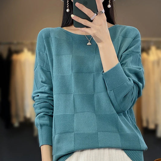 100% Cotton Pullover Sweater