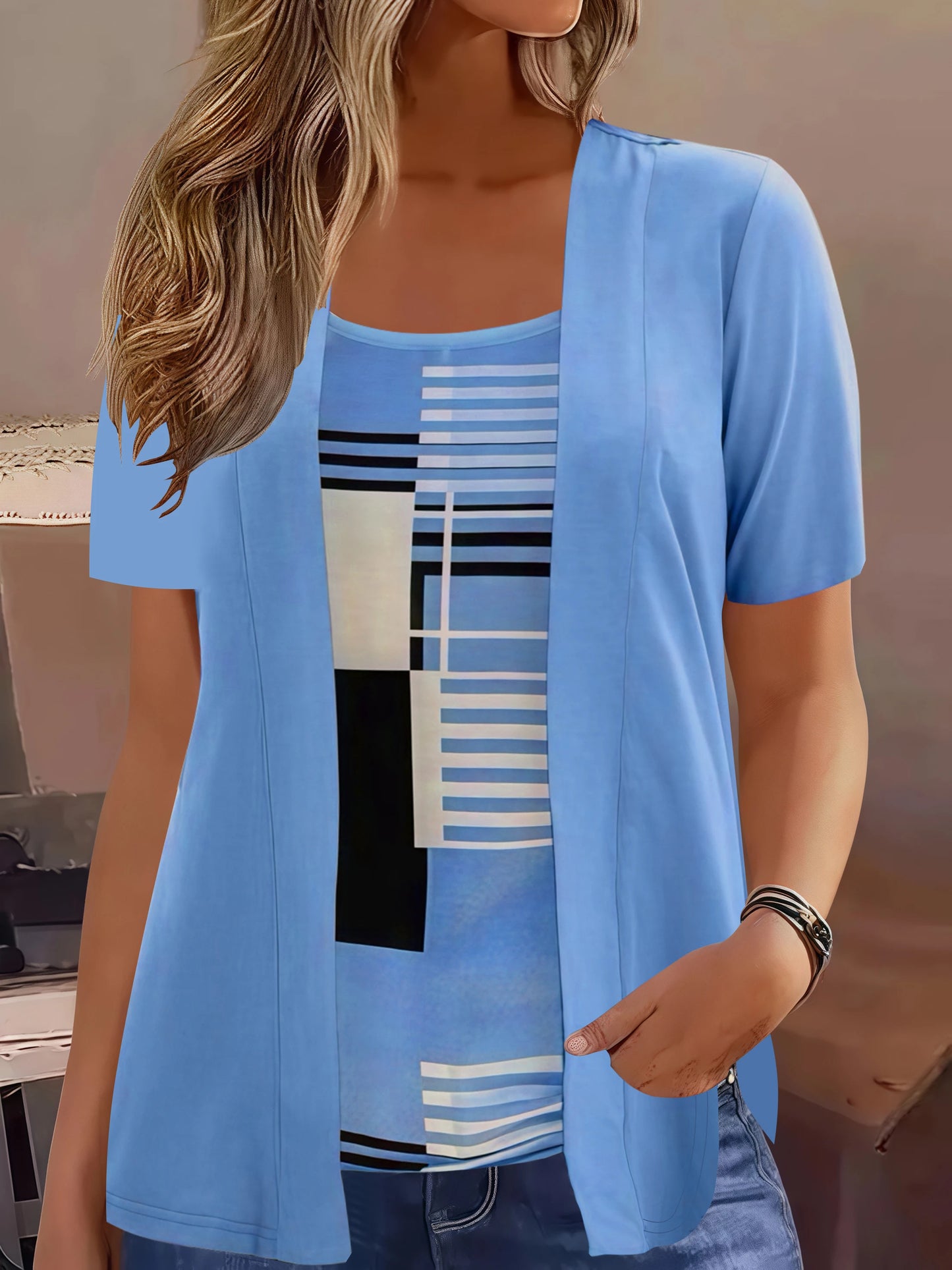 Plus Size Woman's Summer Casual Top