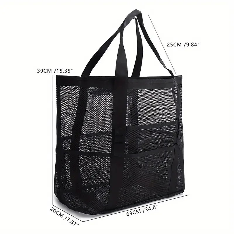 Large Capacity Mesh Beach Tote