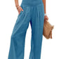Women's casual pants with drawstring
