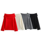 TRAFZA Off Shoulder Pullover Sweater