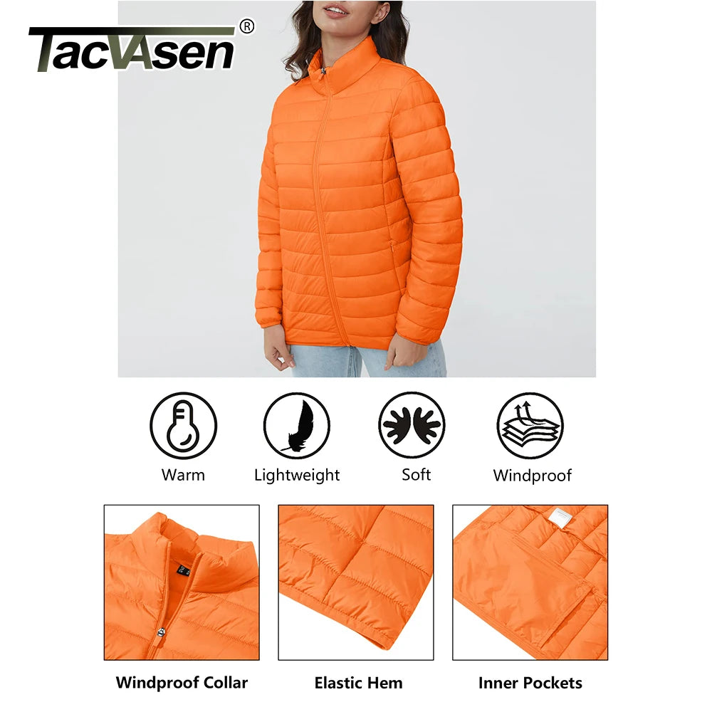 Full Zip Up Puffer Jacket