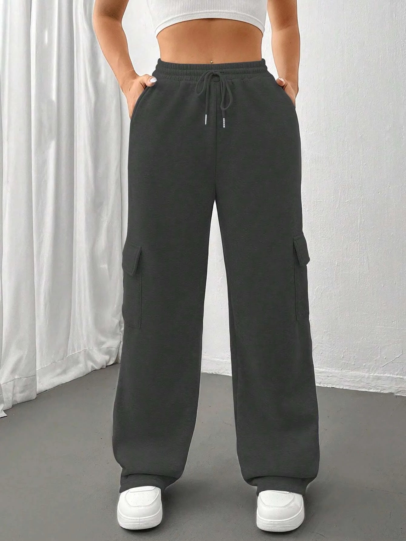 Straight Leg Casual Pants