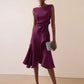 Sleeveless Knot Ruffle Dress