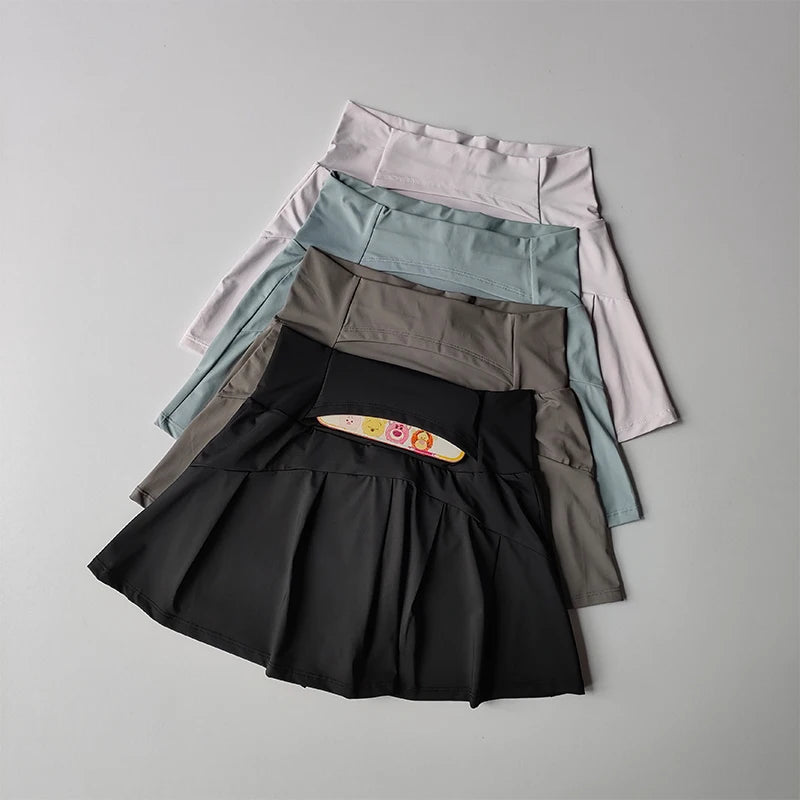High Waisted Sports Short Skirt/skort