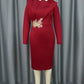 Elegant Long Sleeves with Lace Appliques Sheath