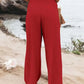 Women's casual pants with drawstring