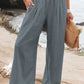 Women's casual pants with drawstring