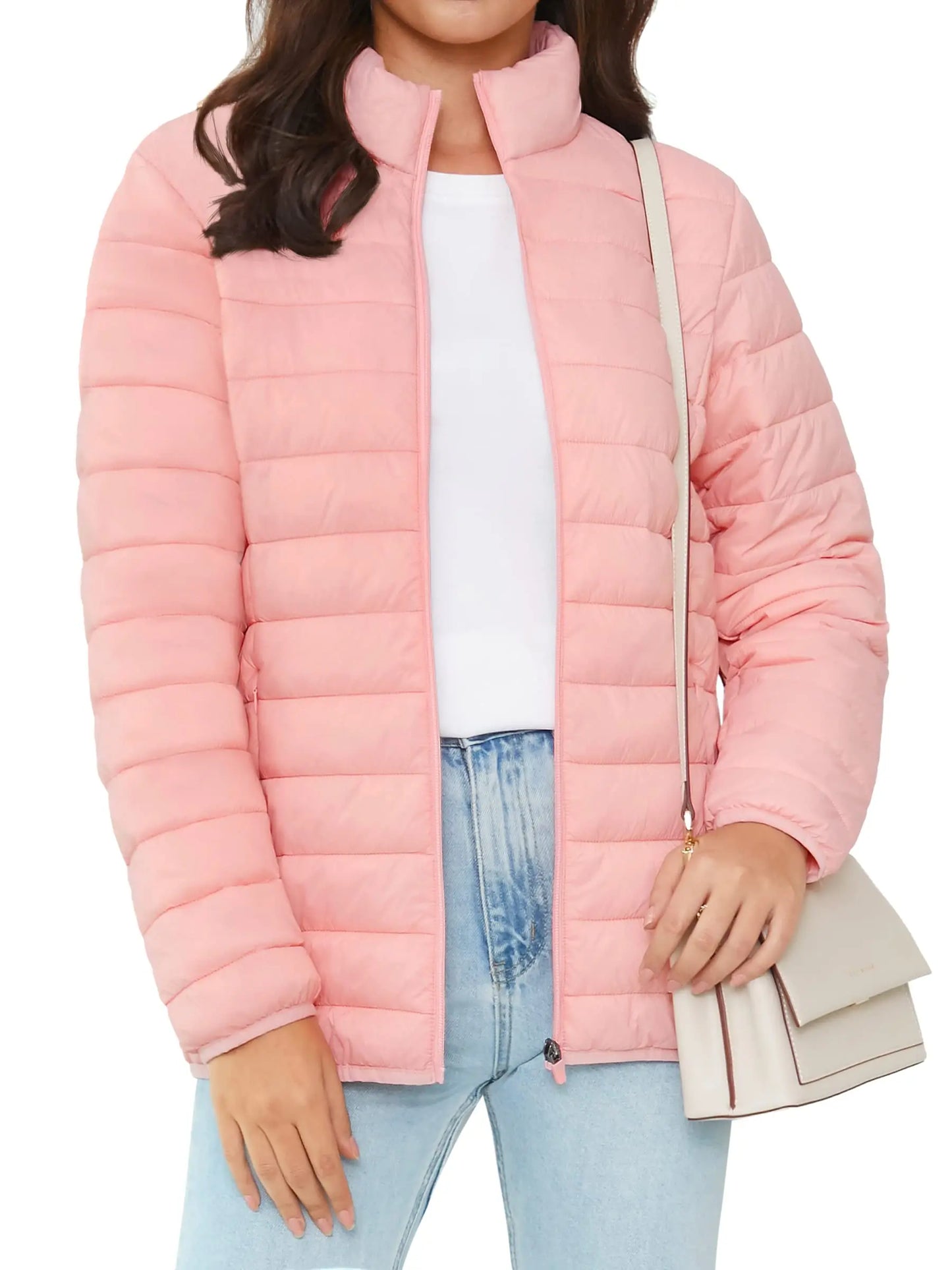 Full Zip Up Puffer Jacket