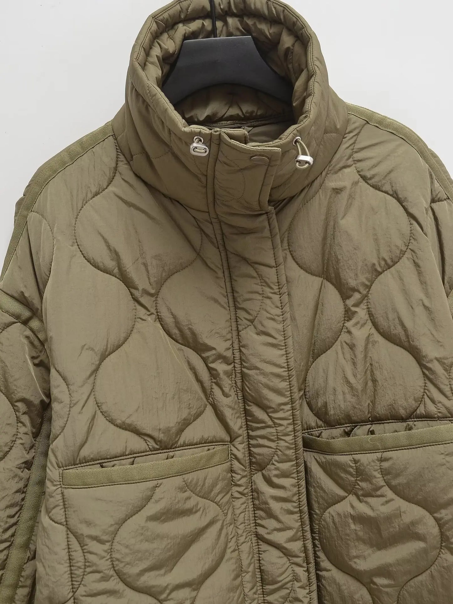 European and American zipper cotton jacket