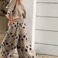 Polka Dot Printed Pants & Top Set