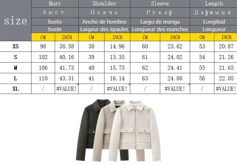 Winter Long Sleeve Zipper Jacket