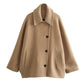Oblique Button Loose Jacket / Coat