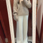 Wool Knitted Wide-leg Trousers