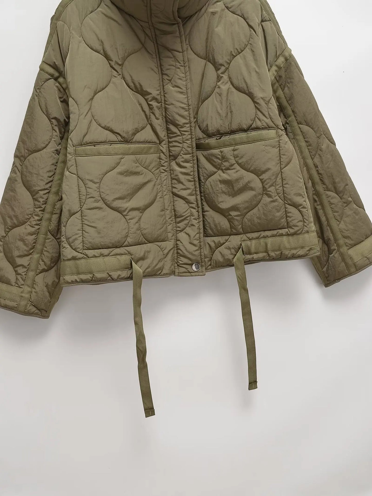 European and American zipper cotton jacket