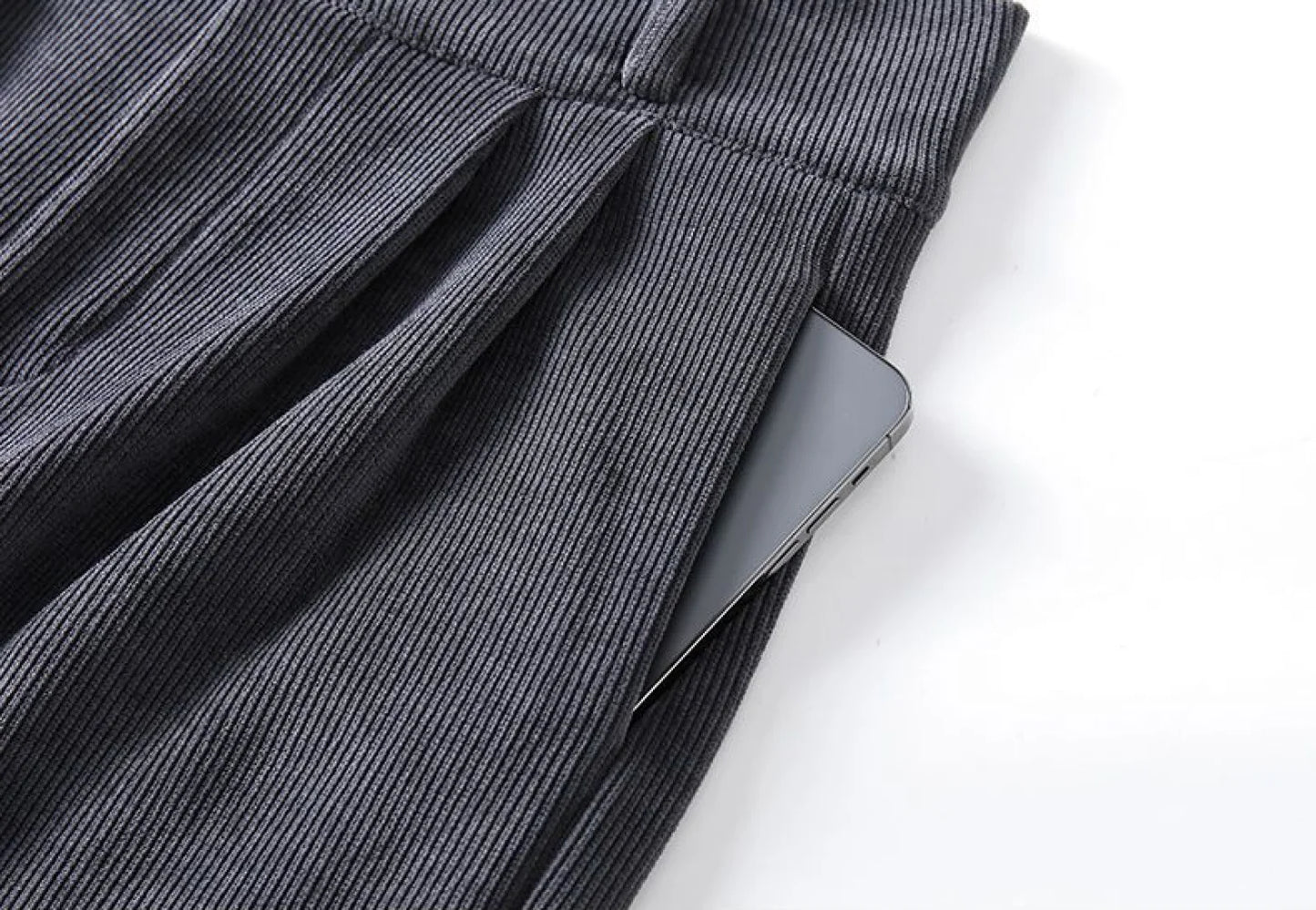 Wide Leg Corduroy Trouser