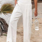 Women's casual pants with drawstring