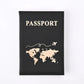 Marble Pattern Travel Passport Cover