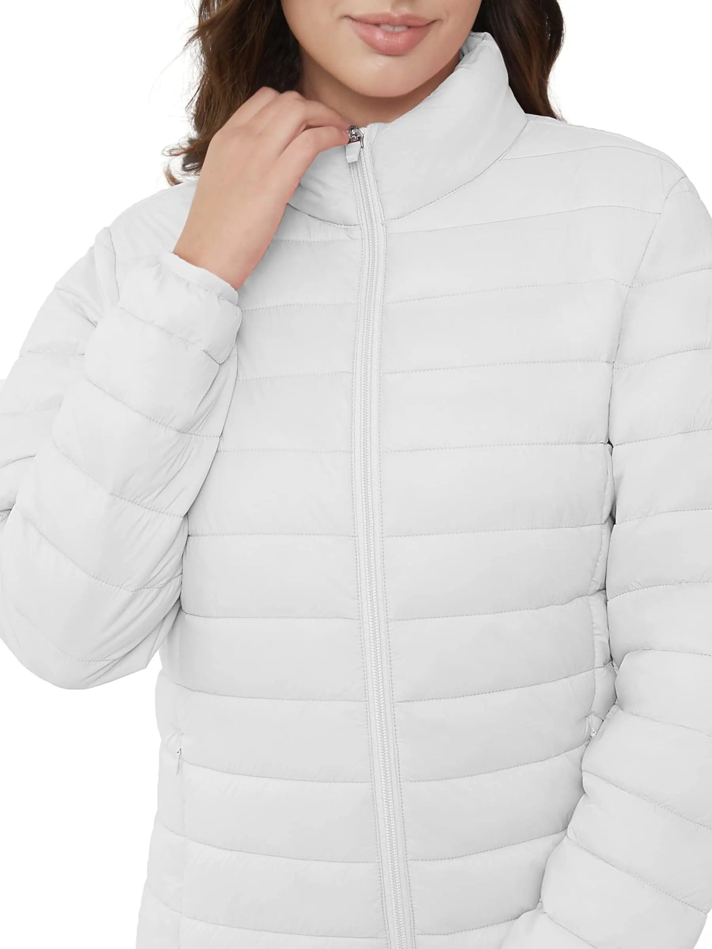 Full Zip Up Puffer Jacket