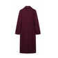 TRAFZA  Burgundy Woolen Coat