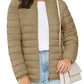 Full Zip Up Puffer Jacket