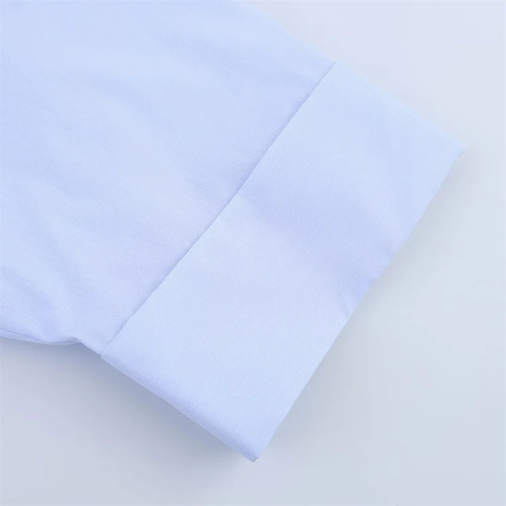 Oversized Button Shirt with Rolled  Up Sleeves