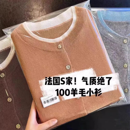 100% pure cashmere sweater cardigan