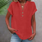 Cotton Linen V-neck Shirt