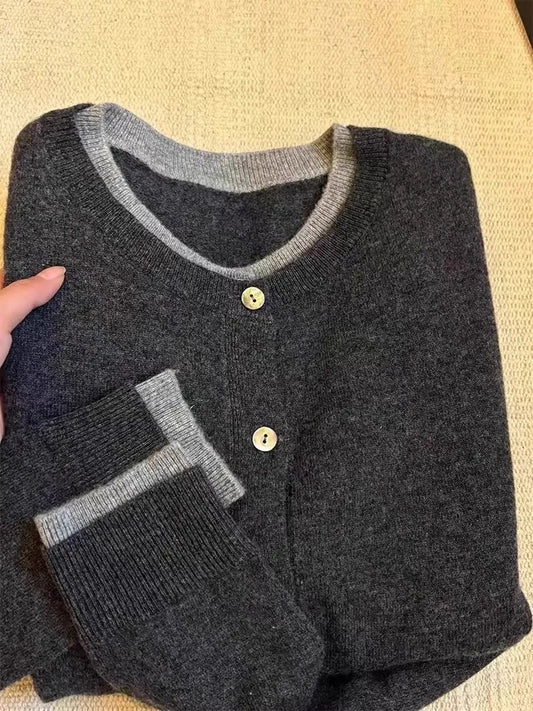 100% pure cashmere sweater cardigan