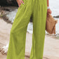 Women's casual pants with drawstring