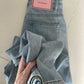 Wide Leg Baggy Denim Jeans
