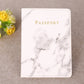 Marble Pattern Travel Passport Cover