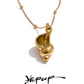 Stainless Conch Pendant Necklace