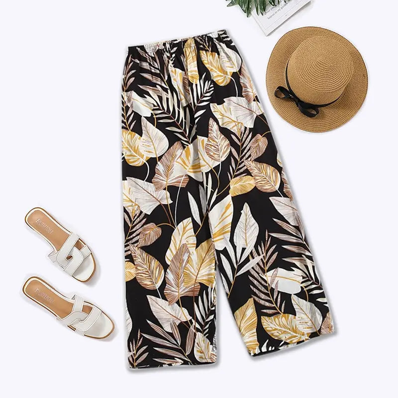 Women Casual Loose Wide Leg Cozy Pants