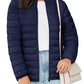 Full Zip Up Puffer Jacket