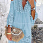 Embroidery Crochet Lace Boho Dress