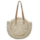 Round Straw Woman's Summer Handbag