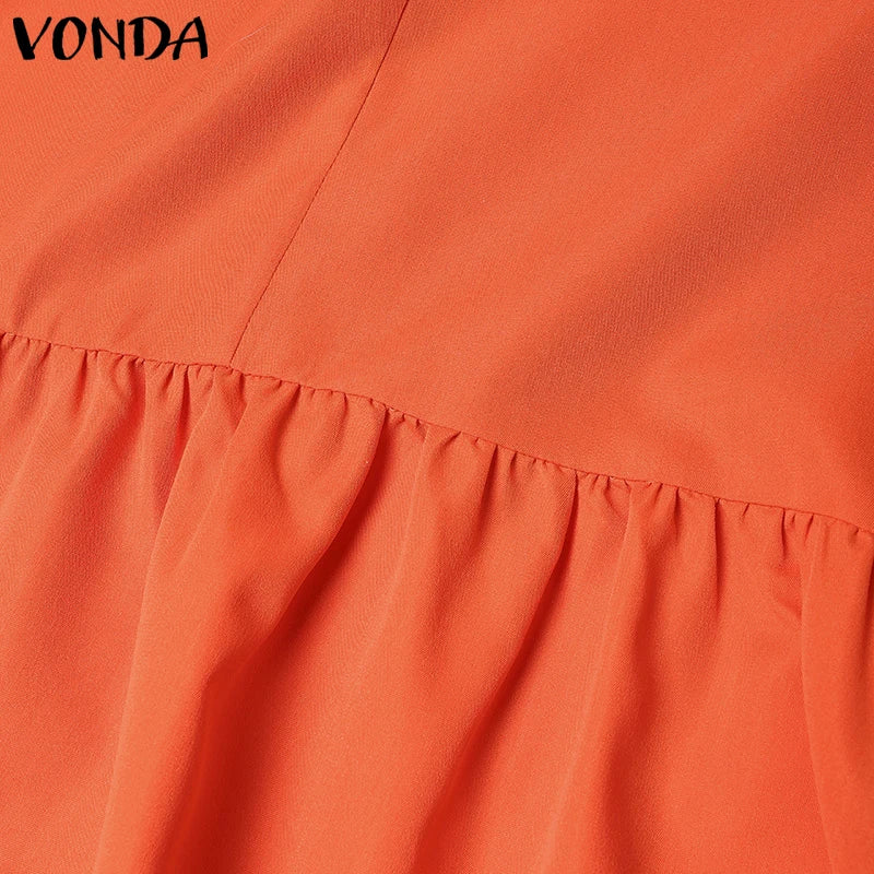 Plus Size VONDA Bohemian Sundress