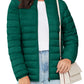 Full Zip Up Puffer Jacket