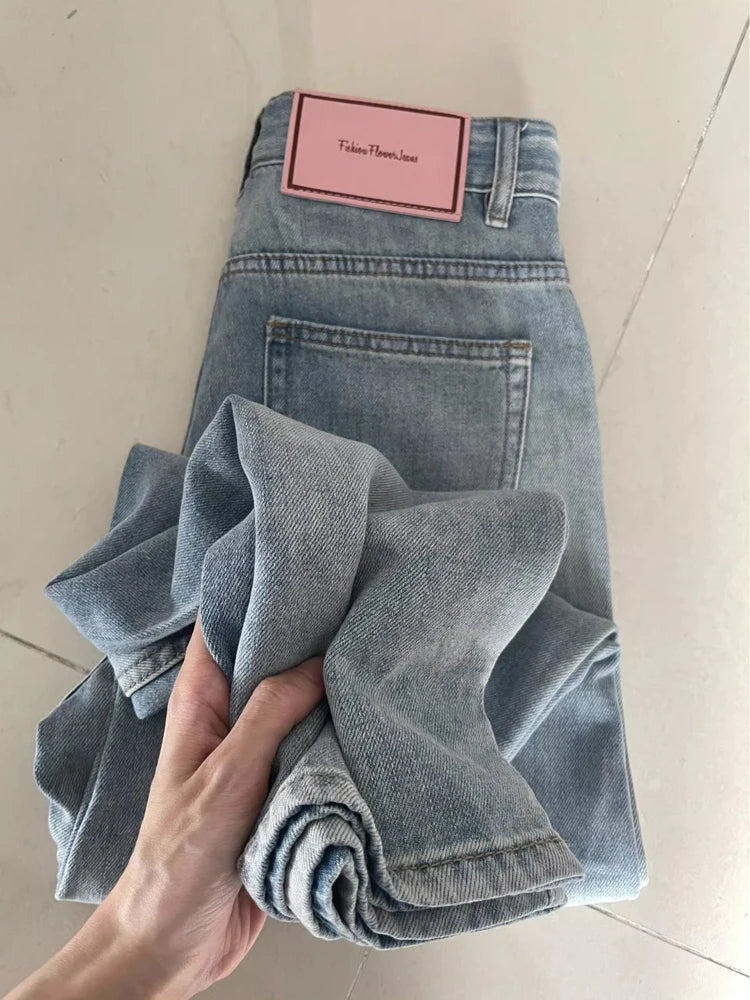 Wide Leg Baggy Denim Jeans
