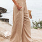 Women's casual pants with drawstring