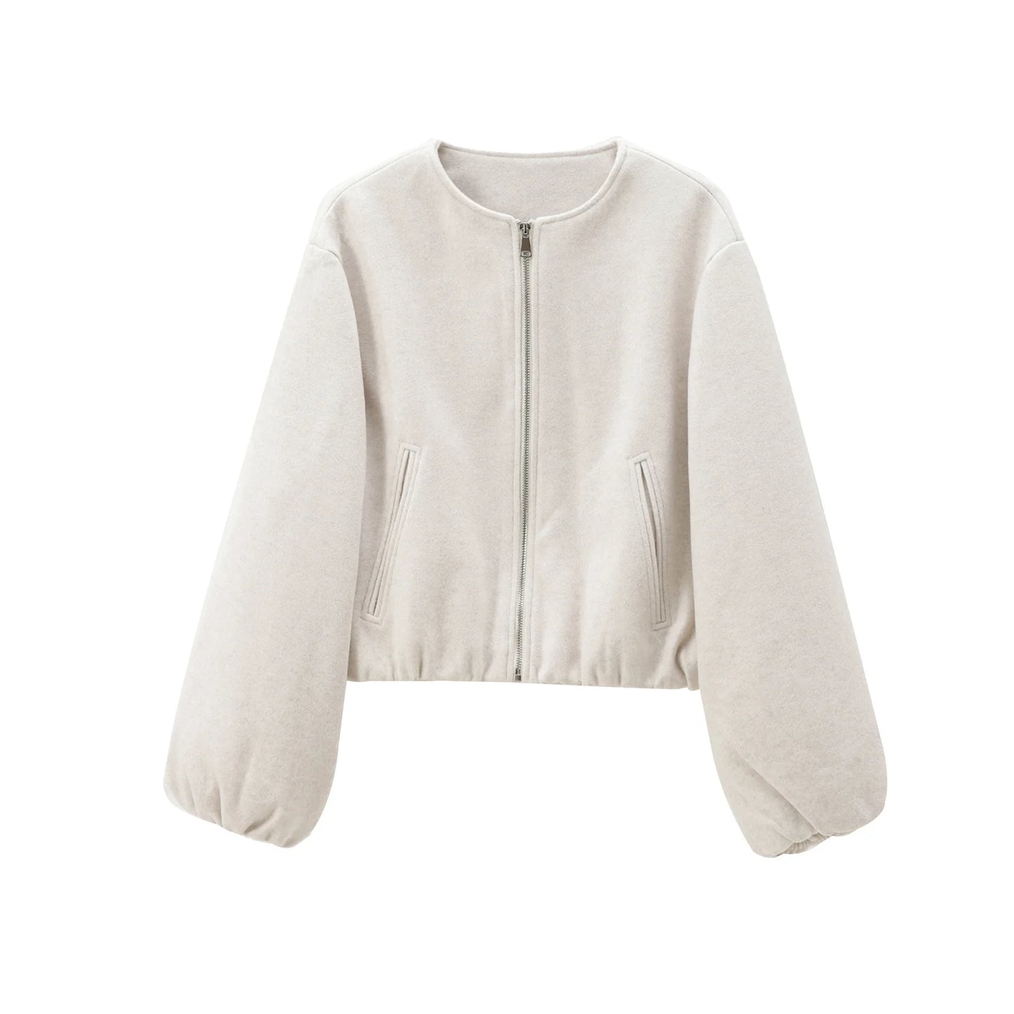 Zipper Bomber Jacket
