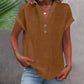 Cotton Linen V-neck Shirt