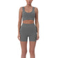 Women’s Summer Sleeveless Crop Top & Shorts Set