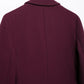 TRAFZA  Burgundy Woolen Coat