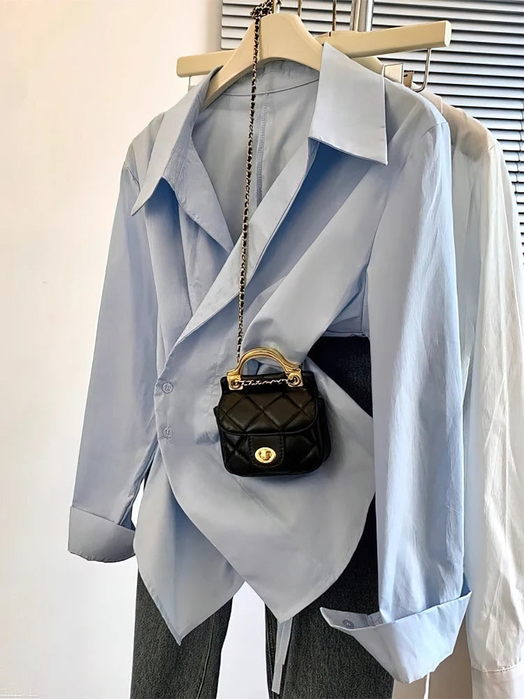 Designer Long Sleeve Tunic Blouse