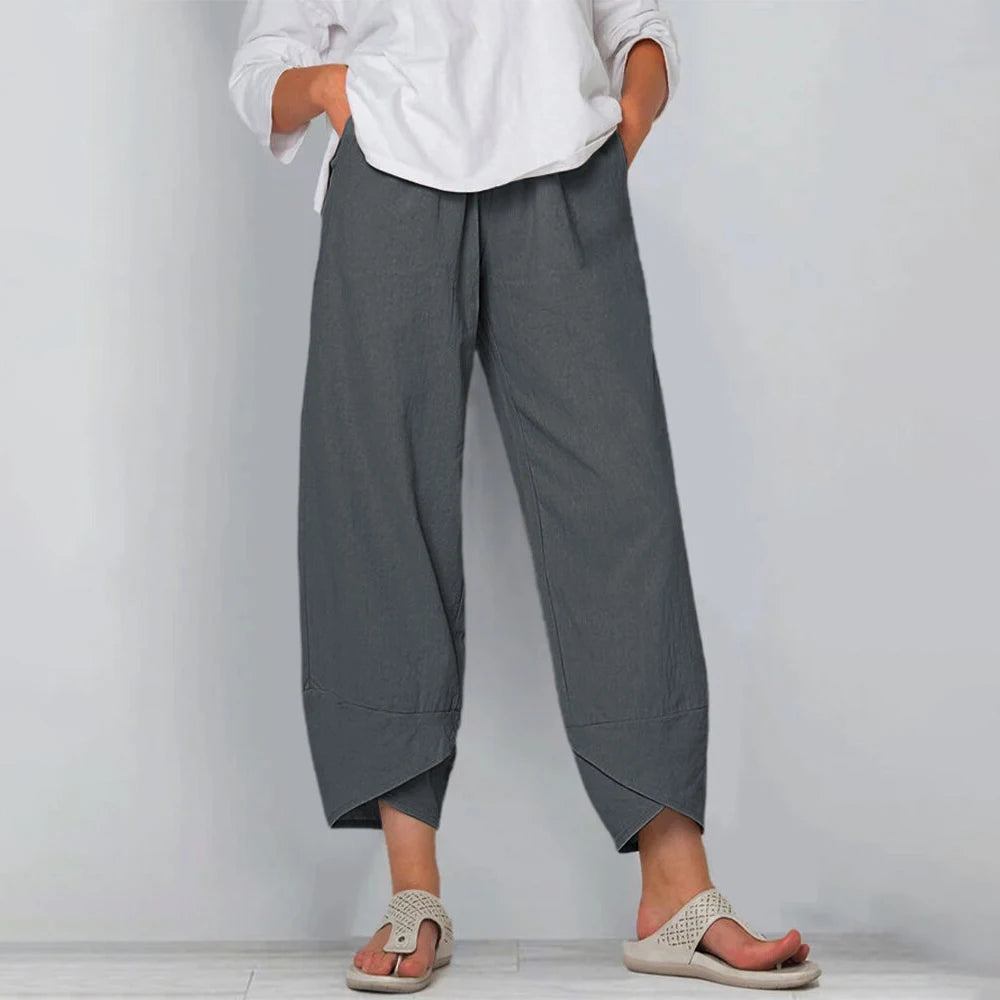 Cotton Linen Harem Pants